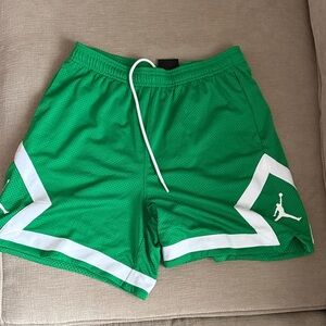 Jordan Green and White Athletic Men's Shorts